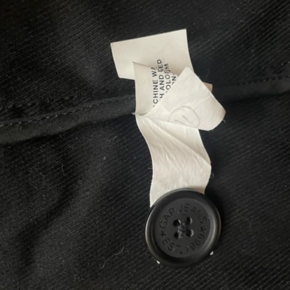 Gap black small lightweight casual peacoat - Picture 7 of 7